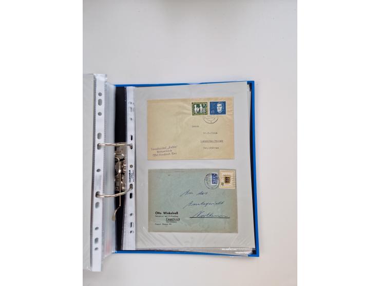 1949/80(ca.), über 1100 Briefe und Karten, dabei bessere frühe Frankaturen