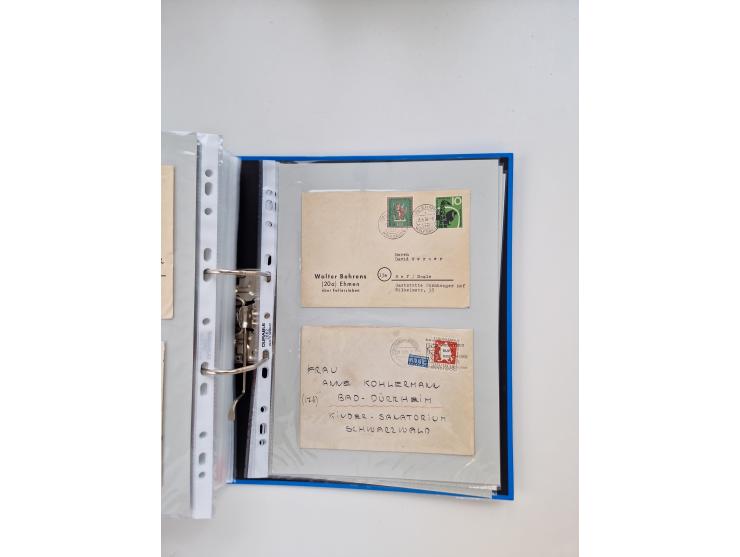1949/80(ca.), über 1100 Briefe und Karten, dabei bessere frühe Frankaturen