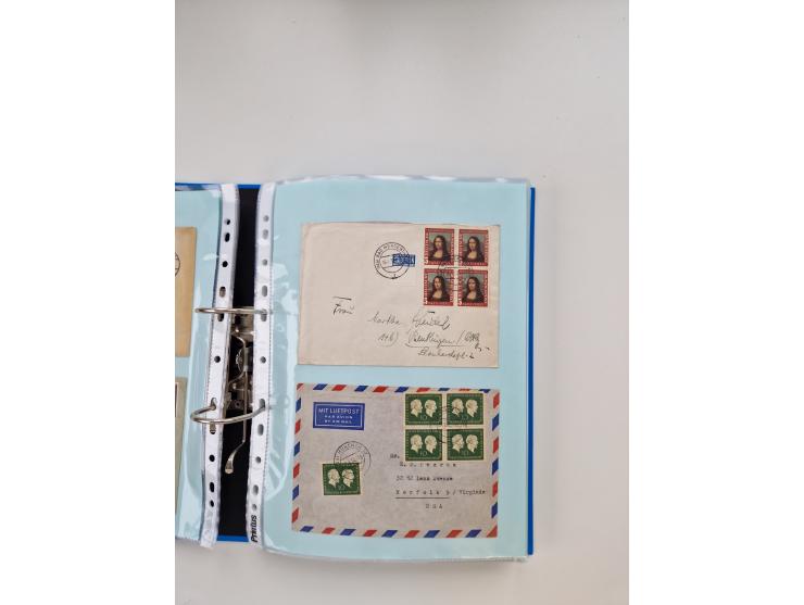 1949/80(ca.), über 1100 Briefe und Karten, dabei bessere frühe Frankaturen