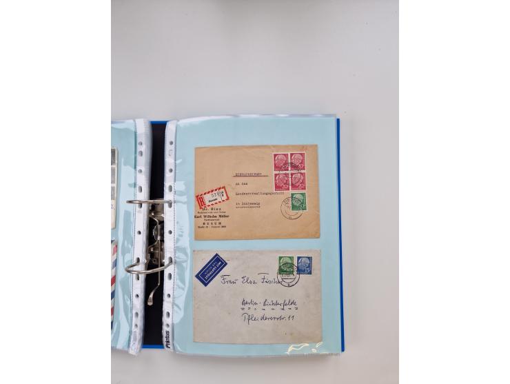 1949/80(ca.), über 1100 Briefe und Karten, dabei bessere frühe Frankaturen