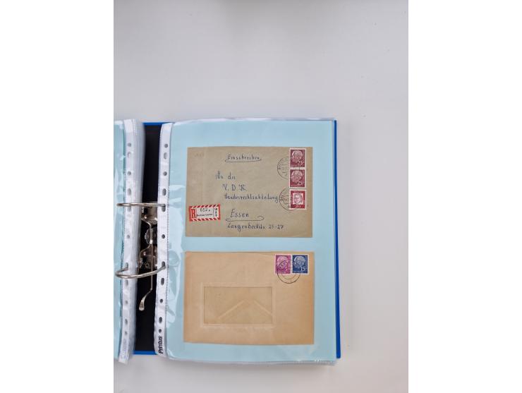 1949/80(ca.), über 1100 Briefe und Karten, dabei bessere frühe Frankaturen