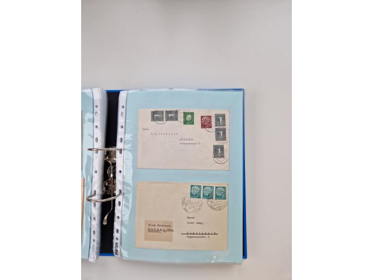 1949/80(ca.), über 1100 Briefe und Karten, dabei bessere frühe Frankaturen