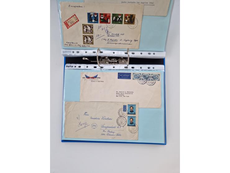 1949/80(ca.), über 1100 Briefe und Karten, dabei bessere frühe Frankaturen