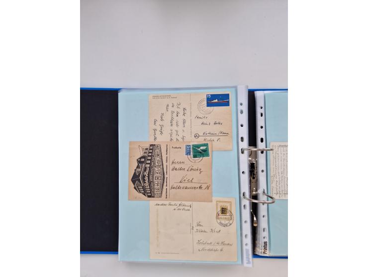 1949/80(ca.), über 1100 Briefe und Karten, dabei bessere frühe Frankaturen