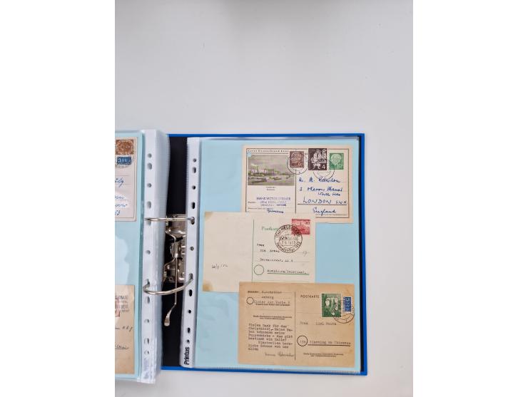 1949/80(ca.), über 1100 Briefe und Karten, dabei bessere frühe Frankaturen