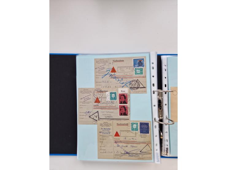 1949/80(ca.), über 1100 Briefe und Karten, dabei bessere frühe Frankaturen