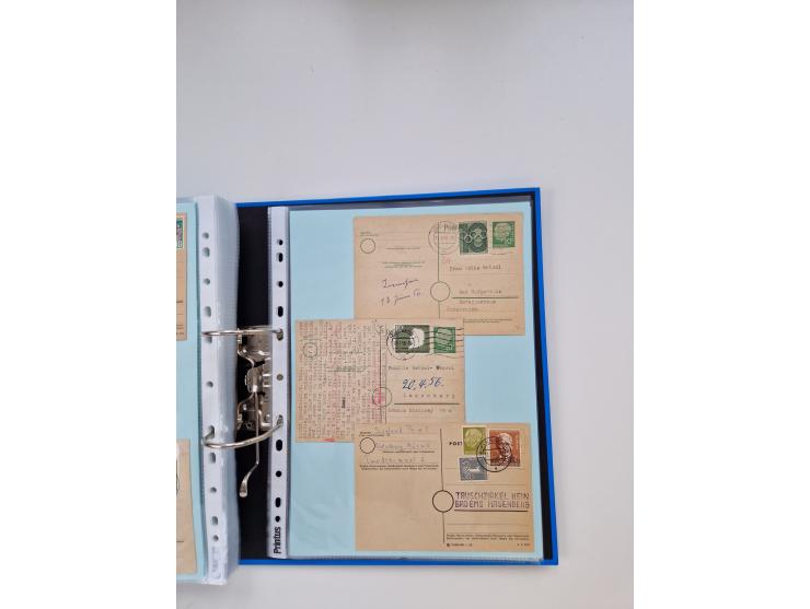 1949/80(ca.), über 1100 Briefe und Karten, dabei bessere frühe Frankaturen