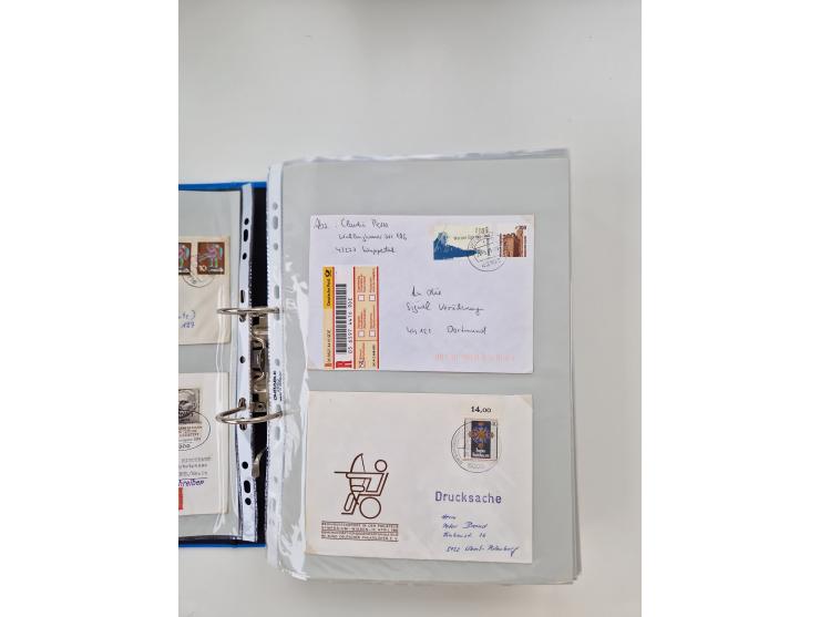 1949/80(ca.), über 1100 Briefe und Karten, dabei bessere frühe Frankaturen
