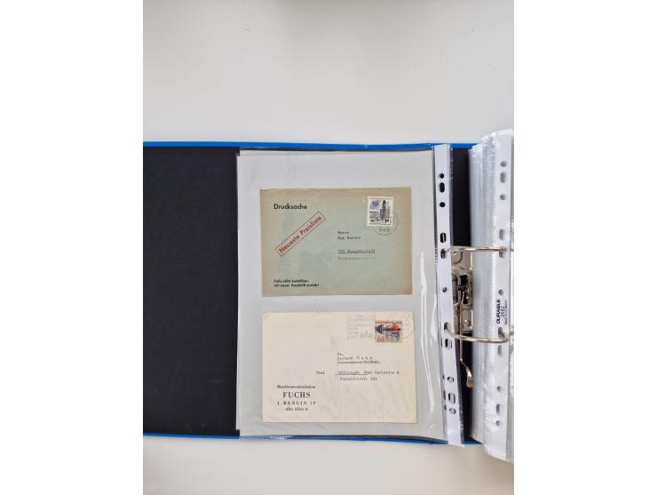 1949/80(ca.), über 1100 Briefe und Karten, dabei bessere frühe Frankaturen