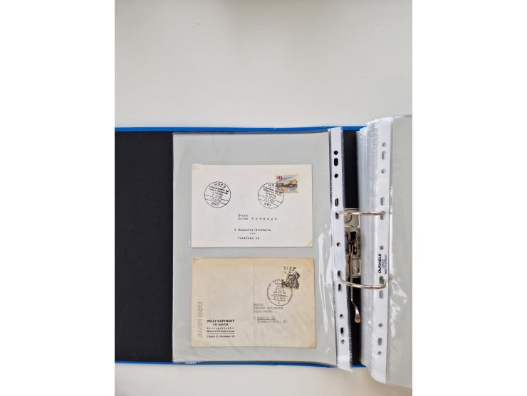 1949/80(ca.), über 1100 Briefe und Karten, dabei bessere frühe Frankaturen