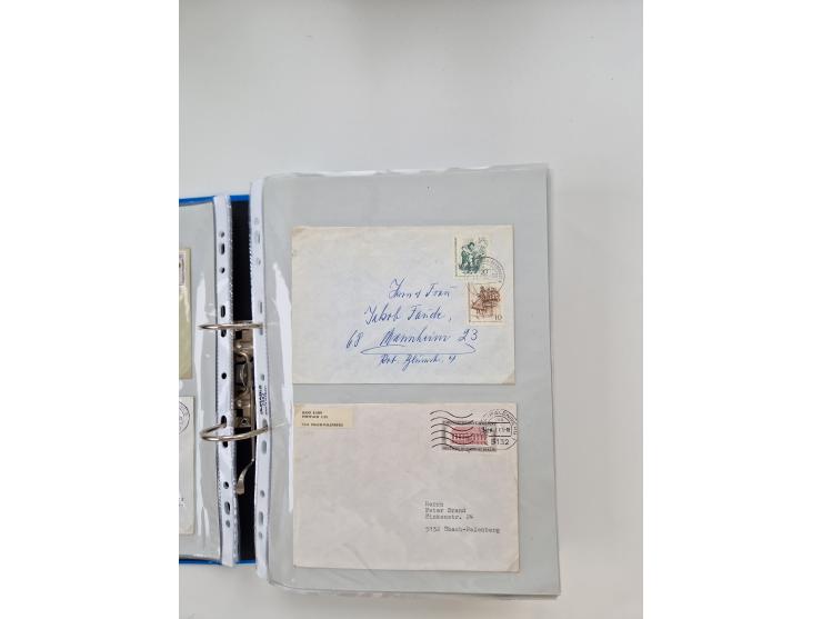 1949/80(ca.), über 1100 Briefe und Karten, dabei bessere frühe Frankaturen