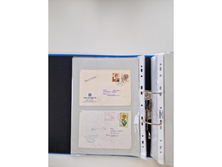 1949/80(ca.), über 1100 Briefe und Karten, dabei bessere frühe Frankaturen