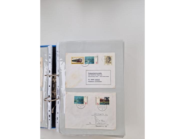 1949/80(ca.), über 1100 Briefe und Karten, dabei bessere frühe Frankaturen