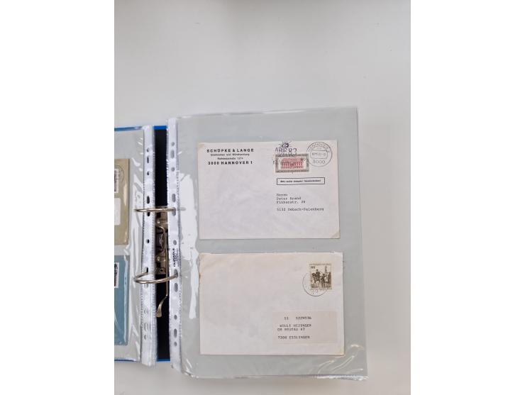 1949/80(ca.), über 1100 Briefe und Karten, dabei bessere frühe Frankaturen