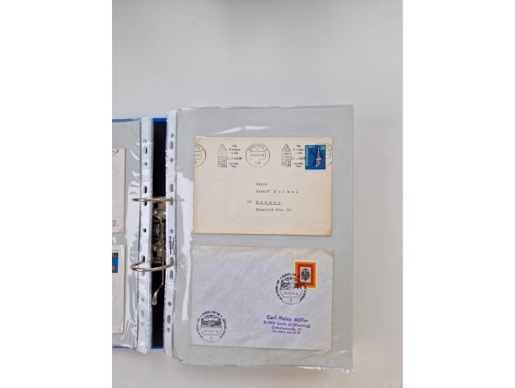 1949/80(ca.), über 1100 Briefe und Karten, dabei bessere frühe Frankaturen