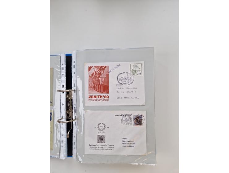 1949/80(ca.), über 1100 Briefe und Karten, dabei bessere frühe Frankaturen