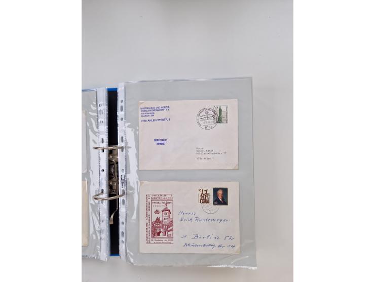 1949/80(ca.), über 1100 Briefe und Karten, dabei bessere frühe Frankaturen