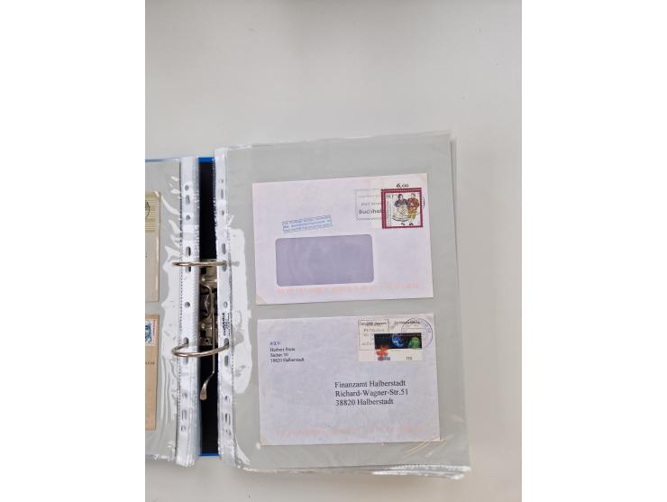 1949/80(ca.), über 1100 Briefe und Karten, dabei bessere frühe Frankaturen