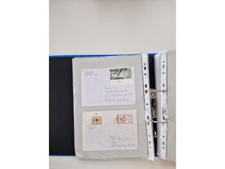 1949/80(ca.), über 1100 Briefe und Karten, dabei bessere frühe Frankaturen