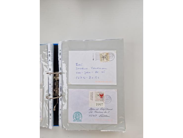 1949/80(ca.), über 1100 Briefe und Karten, dabei bessere frühe Frankaturen