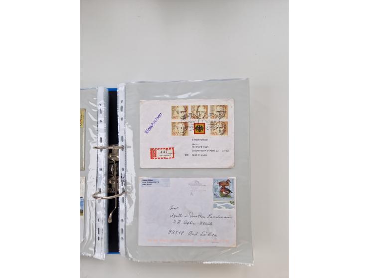 1949/80(ca.), über 1100 Briefe und Karten, dabei bessere frühe Frankaturen