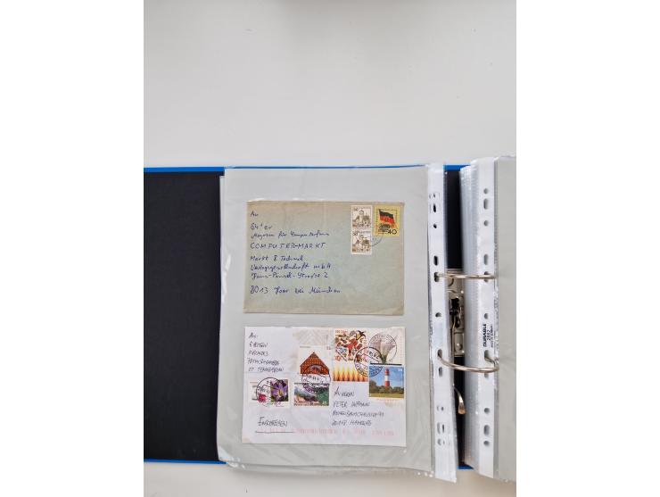 1949/80(ca.), über 1100 Briefe und Karten, dabei bessere frühe Frankaturen