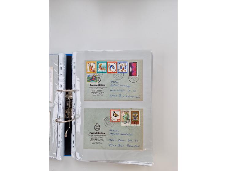 1949/80(ca.), über 1100 Briefe und Karten, dabei bessere frühe Frankaturen