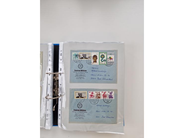 1949/80(ca.), über 1100 Briefe und Karten, dabei bessere frühe Frankaturen