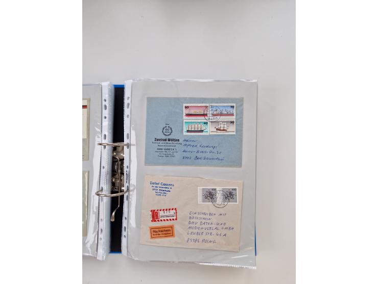 1949/80(ca.), über 1100 Briefe und Karten, dabei bessere frühe Frankaturen