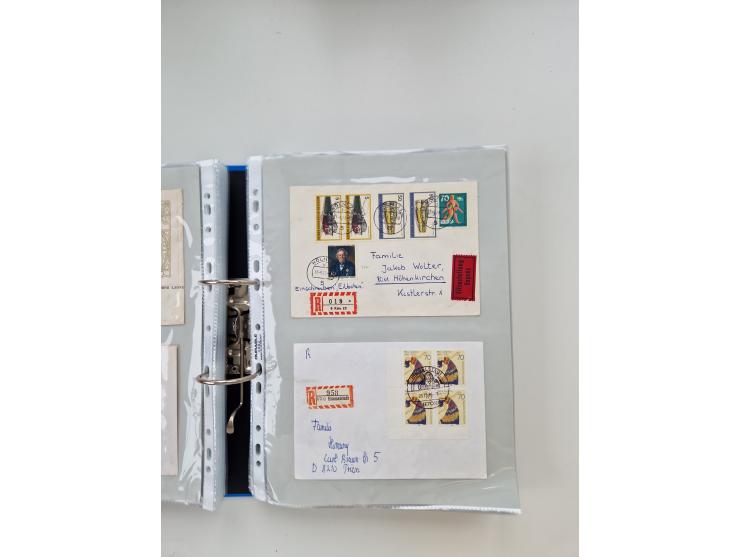 1949/80(ca.), über 1100 Briefe und Karten, dabei bessere frühe Frankaturen