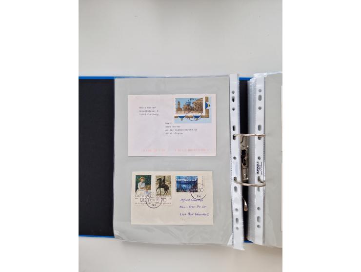 1949/80(ca.), über 1100 Briefe und Karten, dabei bessere frühe Frankaturen