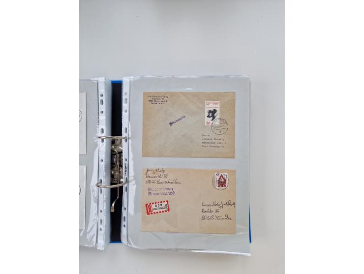 1949/80(ca.), über 1100 Briefe und Karten, dabei bessere frühe Frankaturen