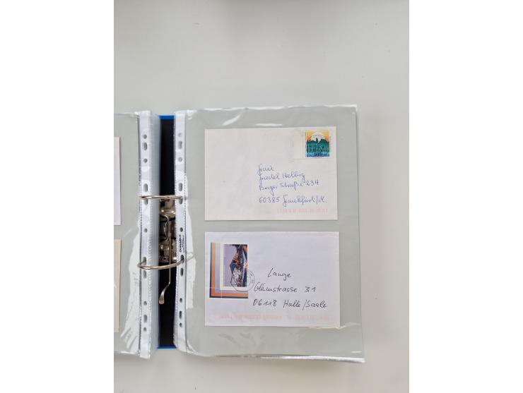 1949/80(ca.), über 1100 Briefe und Karten, dabei bessere frühe Frankaturen