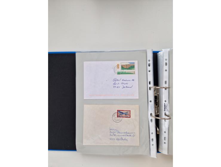 1949/80(ca.), über 1100 Briefe und Karten, dabei bessere frühe Frankaturen