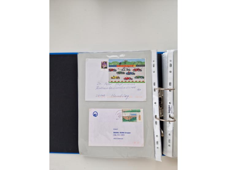 1949/80(ca.), über 1100 Briefe und Karten, dabei bessere frühe Frankaturen