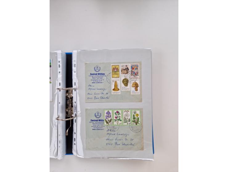 1949/80(ca.), über 1100 Briefe und Karten, dabei bessere frühe Frankaturen