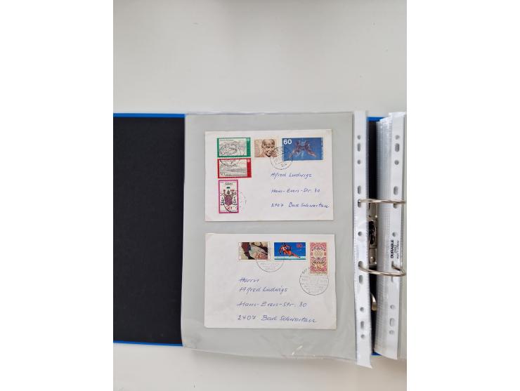 1949/80(ca.), über 1100 Briefe und Karten, dabei bessere frühe Frankaturen