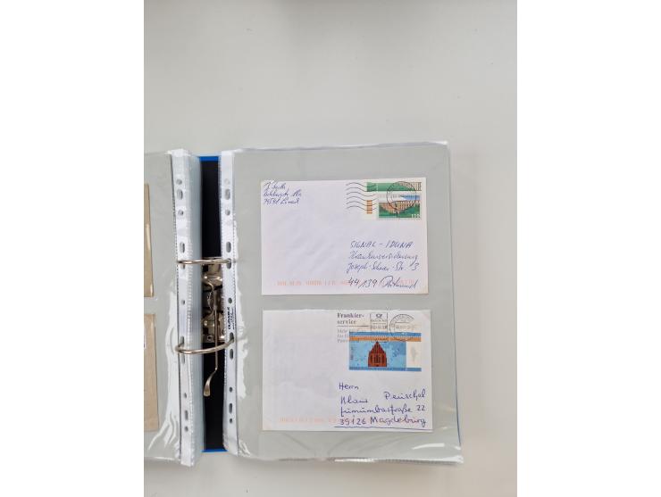 1949/80(ca.), über 1100 Briefe und Karten, dabei bessere frühe Frankaturen