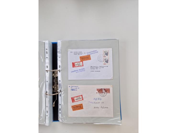 1949/80(ca.), über 1100 Briefe und Karten, dabei bessere frühe Frankaturen