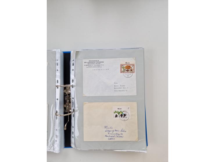 1949/80(ca.), über 1100 Briefe und Karten, dabei bessere frühe Frankaturen