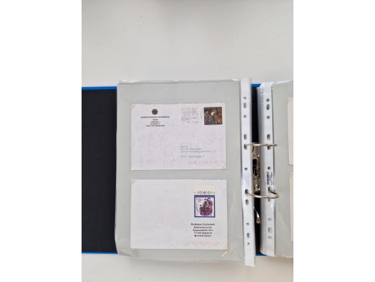 1949/80(ca.), über 1100 Briefe und Karten, dabei bessere frühe Frankaturen