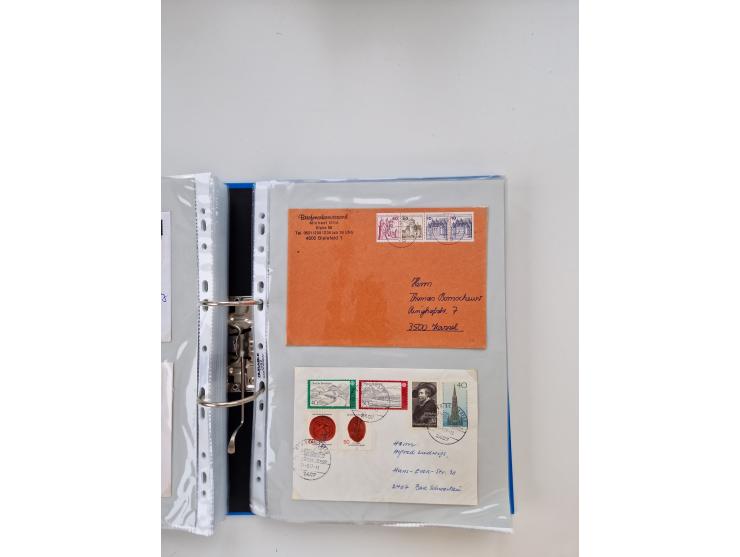 1949/80(ca.), über 1100 Briefe und Karten, dabei bessere frühe Frankaturen