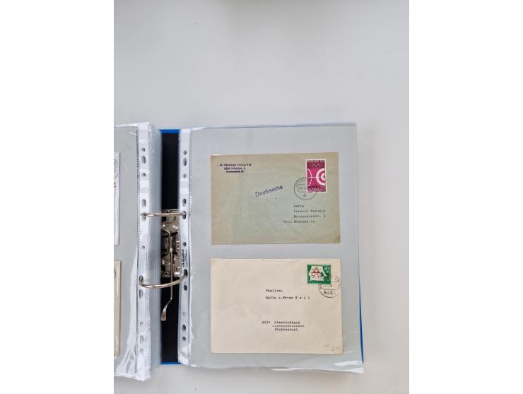 1949/80(ca.), über 1100 Briefe und Karten, dabei bessere frühe Frankaturen