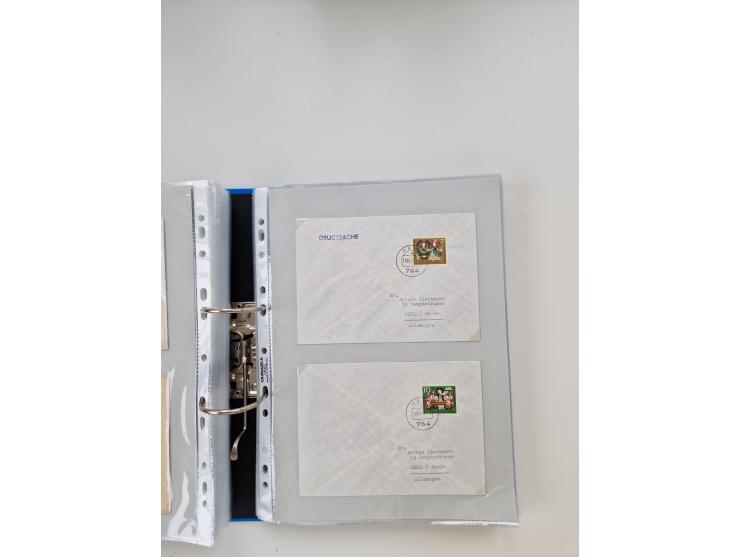 1949/80(ca.), über 1100 Briefe und Karten, dabei bessere frühe Frankaturen