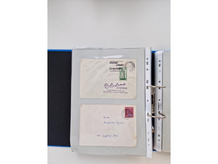 1949/80(ca.), über 1100 Briefe und Karten, dabei bessere frühe Frankaturen