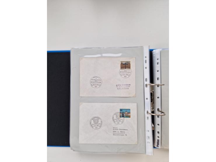 1949/80(ca.), über 1100 Briefe und Karten, dabei bessere frühe Frankaturen