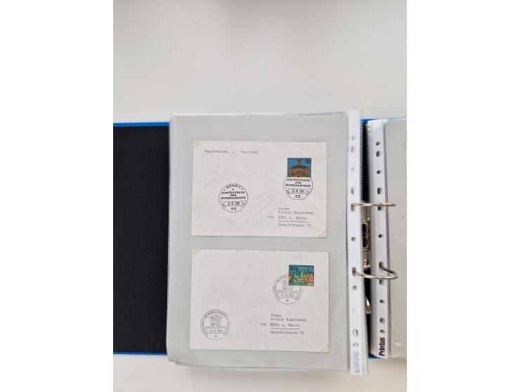 1949/80(ca.), über 1100 Briefe und Karten, dabei bessere frühe Frankaturen