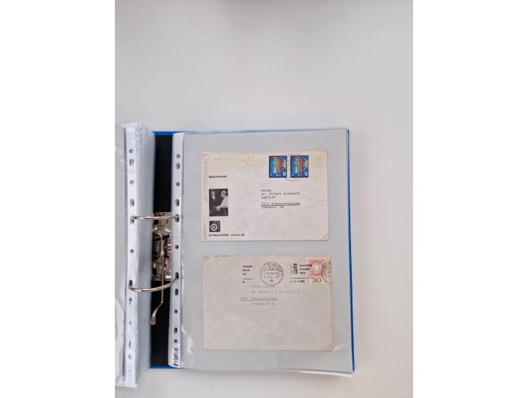 1949/80(ca.), über 1100 Briefe und Karten, dabei bessere frühe Frankaturen