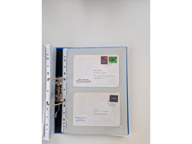 1949/80(ca.), über 1100 Briefe und Karten, dabei bessere frühe Frankaturen