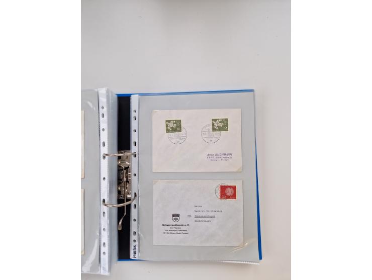 1949/80(ca.), über 1100 Briefe und Karten, dabei bessere frühe Frankaturen